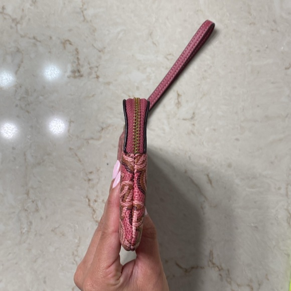 Coach Monogram Print Wristlet - Picture 5 of 8